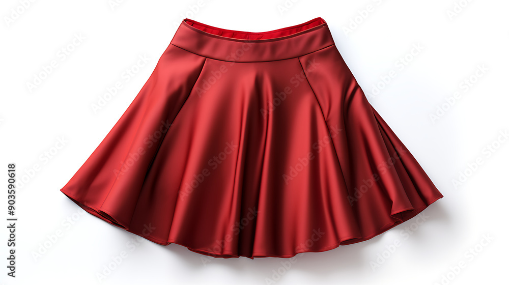 red dress isolated on white red dress isolated on white