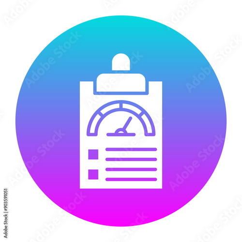 FICO Score vector icon. Can be used for Credit And Loan iconset.