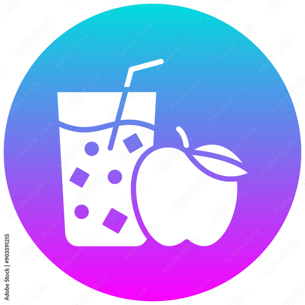 Apple Juice vector icon. Can be used for Beverages iconset. Apple Juice vector icon. Can be used for Beverages iconset.