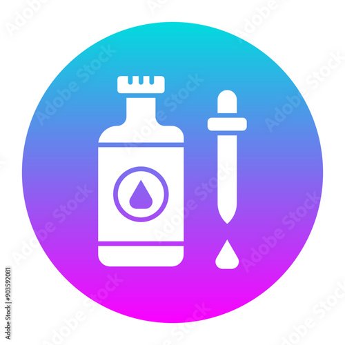Essentail Oil vector icon. Can be used for Spa iconset.