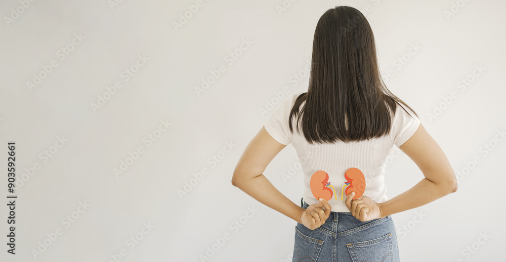 Hands holding kidney shaped paper, world kidney day, Organ Donor Day, Chronic kidney disease concept Hands holding kidney shaped paper, world kidney day, Organ Donor Day, Chronic kidney disease concept