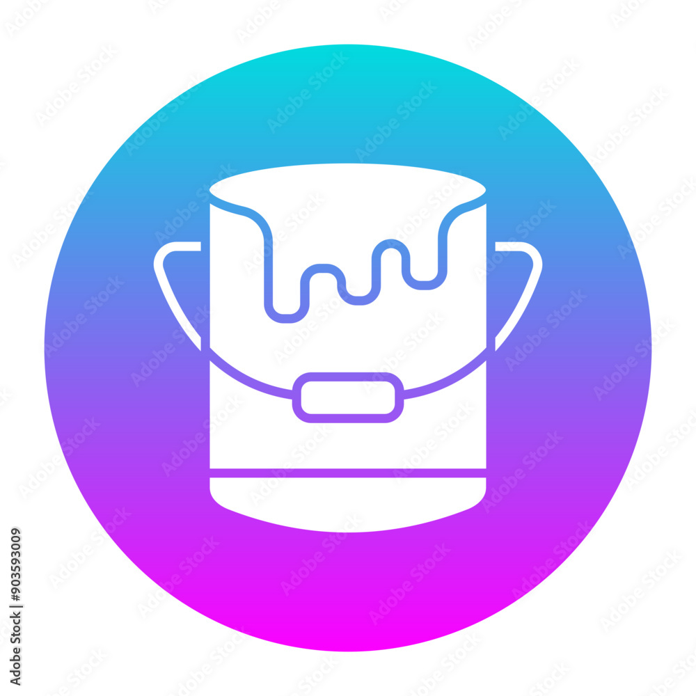 Paint vector icon. Can be used for Home Improvements iconset. Paint vector icon. Can be used for Home Improvements iconset.