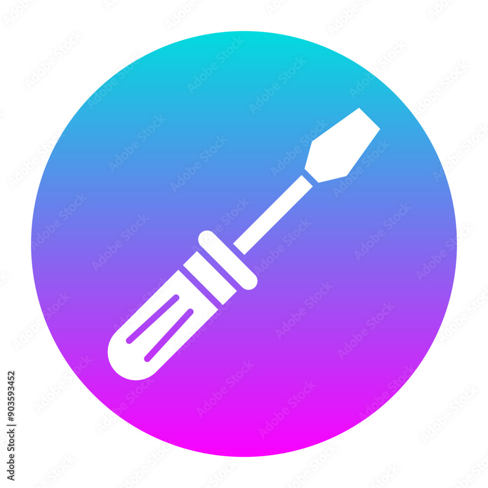 Screwdriver vector icon. Can be used for Home Improvements iconset. Screwdriver vector icon. Can be used for Home Improvements iconset.