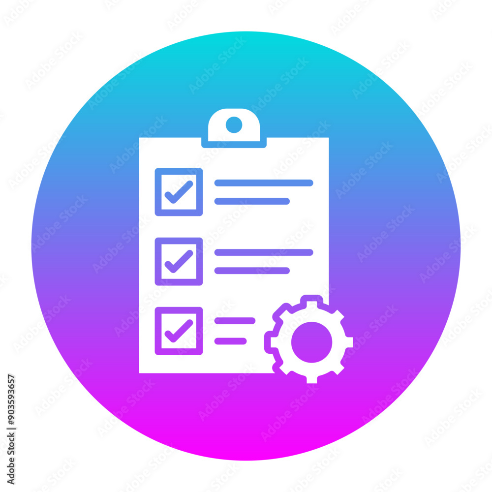 Checklist vector icon. Can be used for Vacation Planning iconset. Checklist vector icon. Can be used for Vacation Planning iconset.