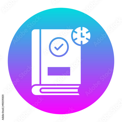 Book In Advance vector icon. Can be used for Vacation Planning iconset.