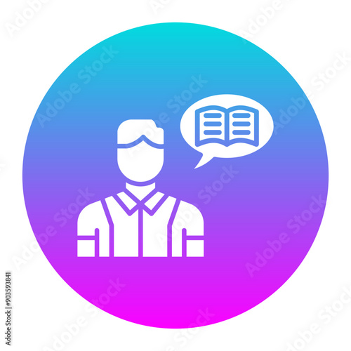 Short Story vector icon. Can be used for Literature iconset.