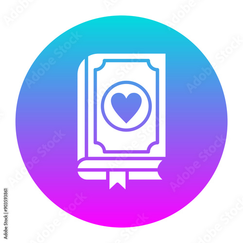 Poetry vector icon. Can be used for Literature iconset.