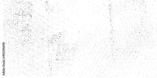 Distress illustration simply place over object to create grunge effect. Grunge background black and white. Dark texture dirty. Rust effect. Abstract vector noise. Small particles of debris and dust.