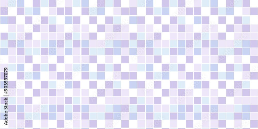 Sky blue and lavender tiles pattern background, clean and flat surface texture, white background Sky blue and lavender tiles pattern background, clean and flat surface texture, white background