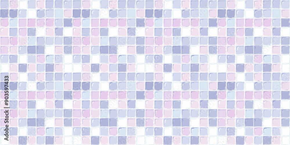Sky blue and lavender tiles pattern background, clean surface texture, white background Sky blue and lavender tiles pattern background, clean surface texture, white background