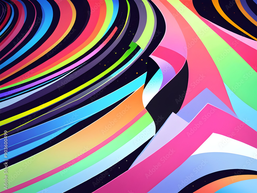 Obraz premium abstract background with stripes,Ai generated 