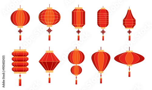 Chinese New Year Lantern Set