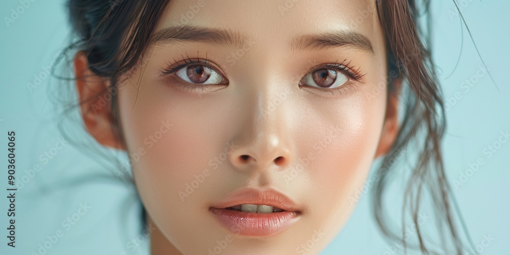 Elegant Close-Up of a Beautiful Southeast Asian Woman Elegant Close-Up of a Beautiful Southeast Asian Woman