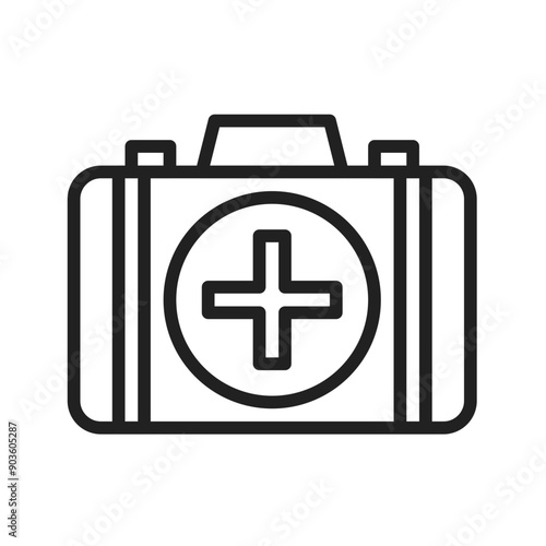 First Aid icon vector image. Suitable for mobile application web application and print media.