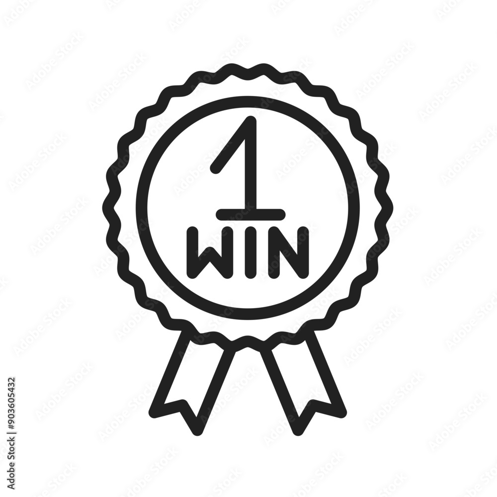 Winner II icon vector image. Suitable for mobile application web application and print media. Winner II icon vector image. Suitable for mobile application web application and print media.