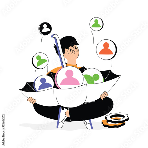 An illustration of attracting customer interest with effective engagement strategies.
