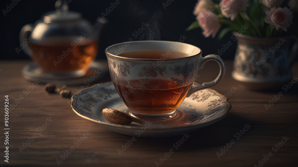 Cup of tea on the table 7. Cup of tea on the table 7.