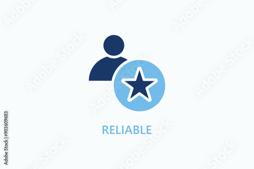 Reliable Vector Icon Or Logo Illustration.