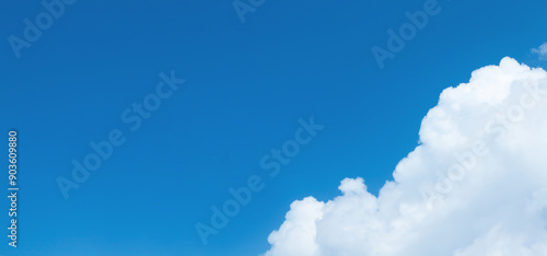 Blue sky with clouds