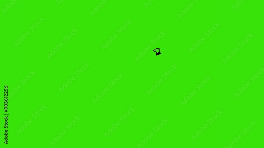 Thumbs down icon on green screen animation (Chroma key) Thumbs down icon on green screen animation (Chroma key)