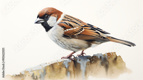 sparrow on a branch