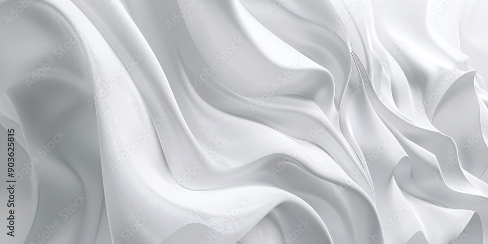 White Fabric Close Up White Fabric Close Up