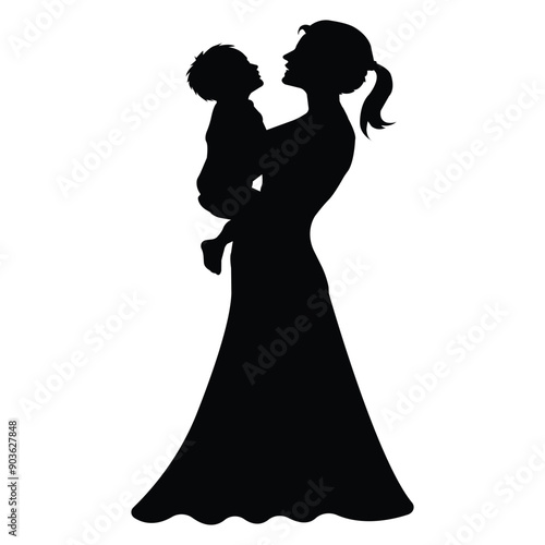 mother logo, person, contour, doodle, graphic, son, sketch, single, simplicity, happy, holding, illustration, isolated, boy, hand drawn, idea, drawing, happiness, kid, mom, love, art, mother, mother
