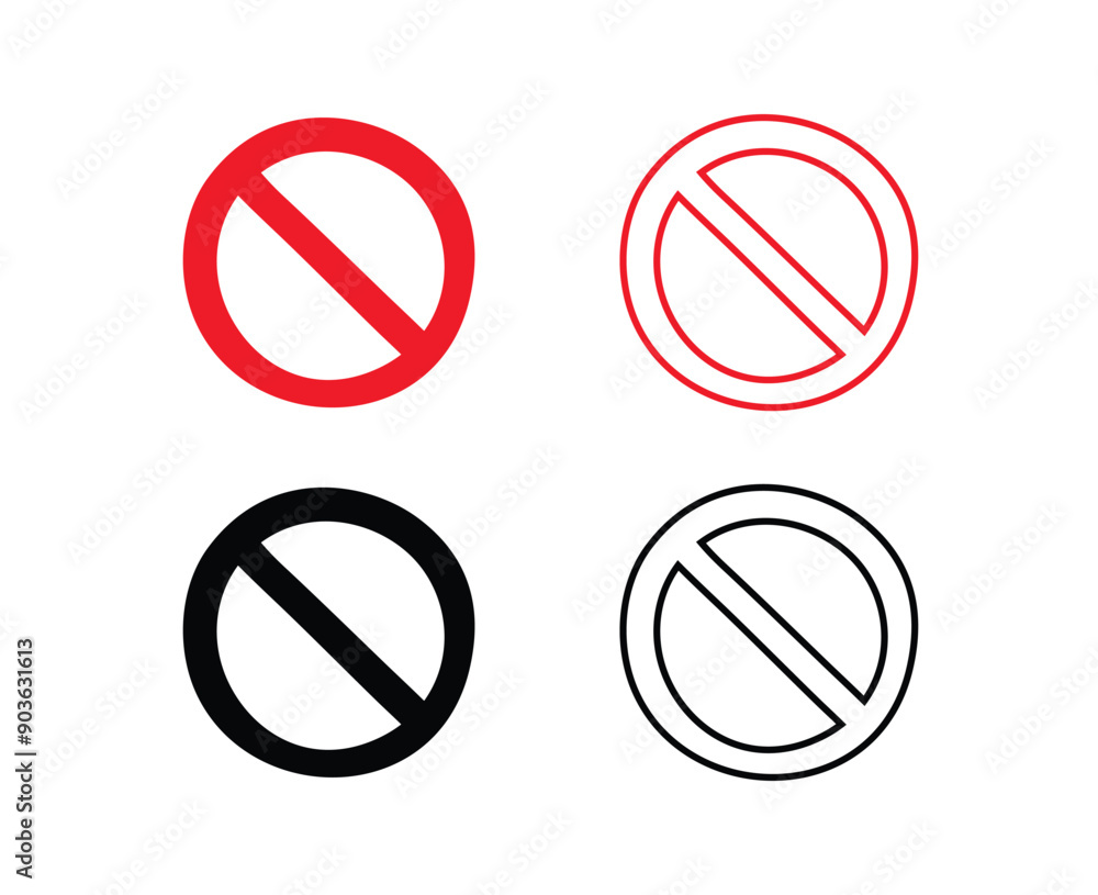 Doodle prohibition signs Set hand drawn style. Flat drawing isolated prohibition sign icons, red and black signs collection. Crossed out circles. Doodle prohibition signs Set hand drawn style. Flat drawing isolated prohibition sign icons, red and black signs collection. Crossed out circles.