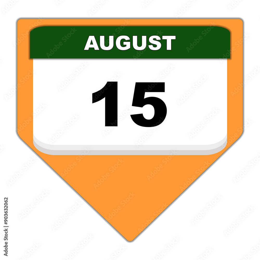 15th date of the month icon. Calendar date green icon. 15th day of August month. Event schedule date. Calendar event reminder date. transparent PNG vector illustration 15th date of the month icon. Calendar date green icon. 15th day of August month. Event schedule date. Calendar event reminder date. transparent PNG vector illustration