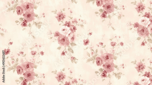 A delicate floral pattern in soft pinks and whites, with small flowers scattered across the background. patterns, background, wallpaper.
