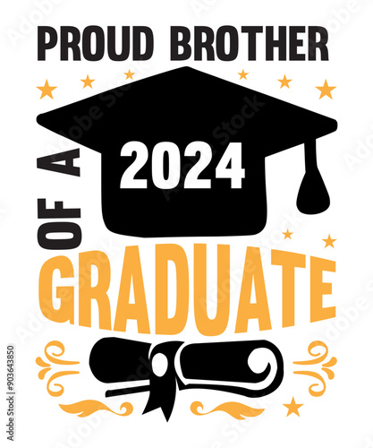Proud of a 2024 Graduate svg, Graduation svg Bundle, Class of 2024 svg, Graduation Family,Digital Designs for the High School Graduate - SVG Bundle

