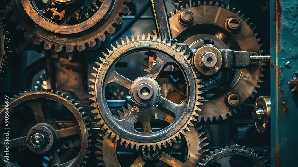 High-Efficiency Worm Gear Motor with Detailed Background: Industrial Application Focus High-Efficiency Worm Gear Motor with Detailed Background: Industrial Application Focus