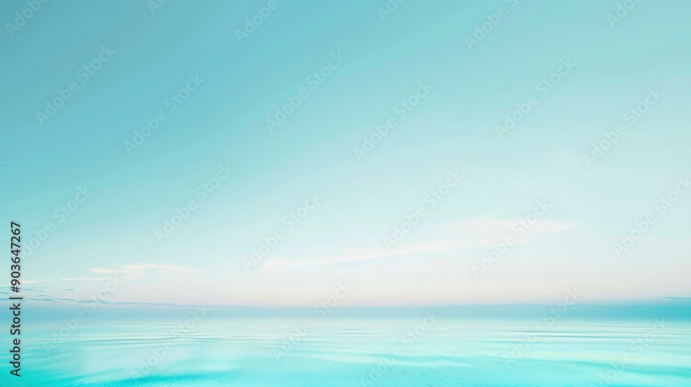 Calm Ocean with a Hazy Sky Calm Ocean with a Hazy Sky