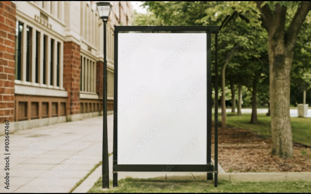 blank billboard on the street blank billboard on the street