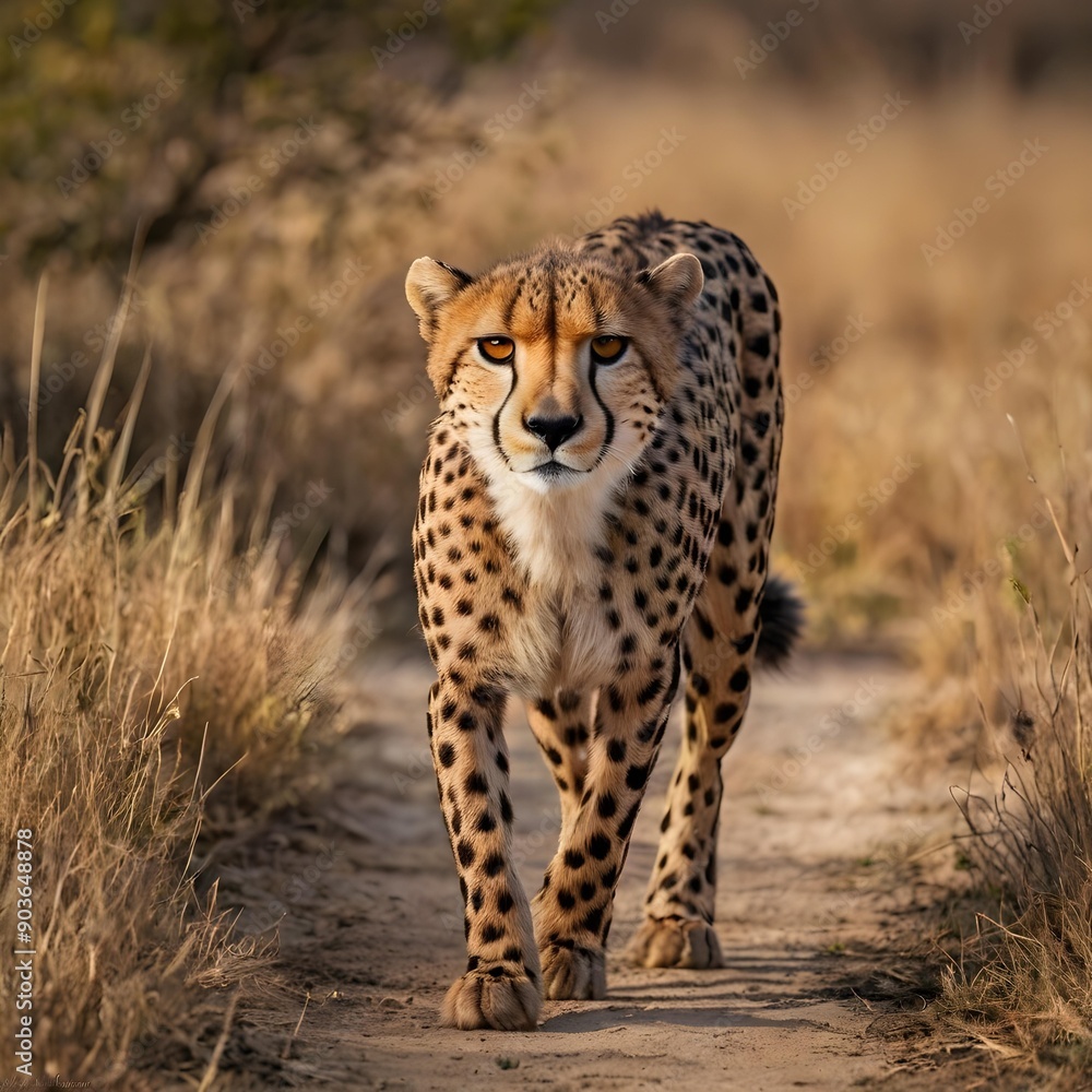 cheetah in serengeti national park attitude walk cheetah in serengeti national park attitude walk
