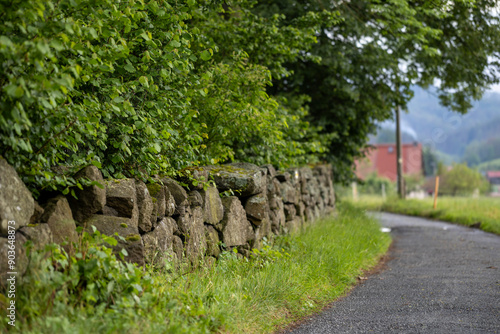 Strasse in Saupsdorf in der Sächsischen Schweiz photo