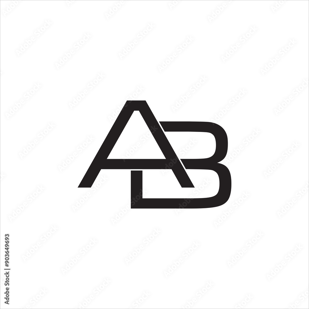 ab letter logo, a letter logo, b letter logo, minimal, modern, vector monogram, creative initial based AB logo and BA logo. Letter AB BA creative elegant monogram ab letter logo, a letter logo, b letter logo, minimal, modern, vector monogram, creative initial based AB logo and BA logo. Letter AB BA creative elegant monogram