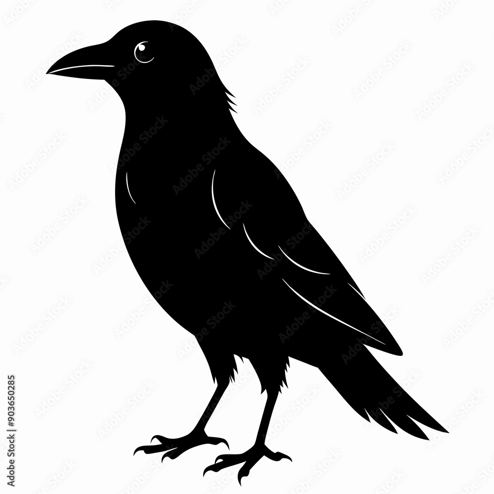 Obraz premium Bird Black silhouette