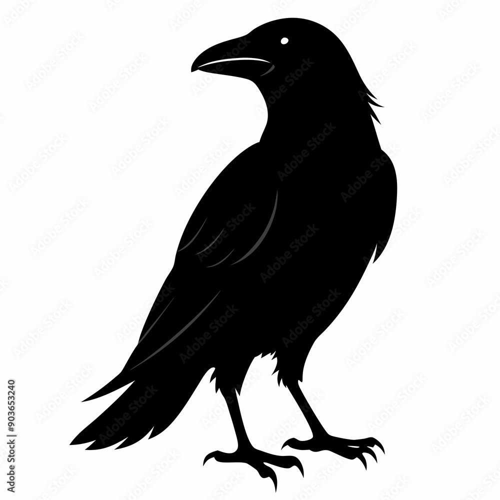 Crow Black silhouette