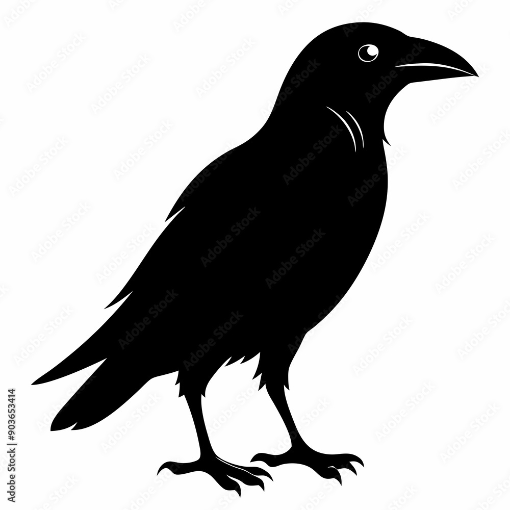 Crow Black silhouette Crow Black silhouette