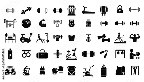 Gym Equipment Icon.eps