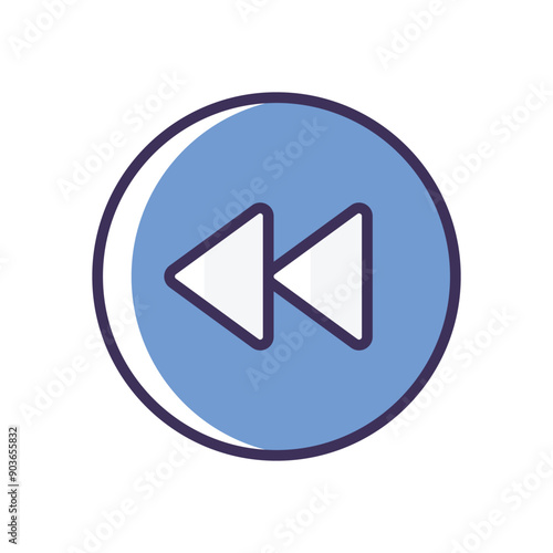 Skip Backward vector icon