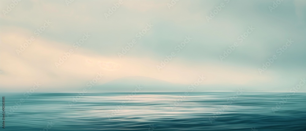 Obraz premium Gentle Abstract Horizon with Soft Pastel Colors