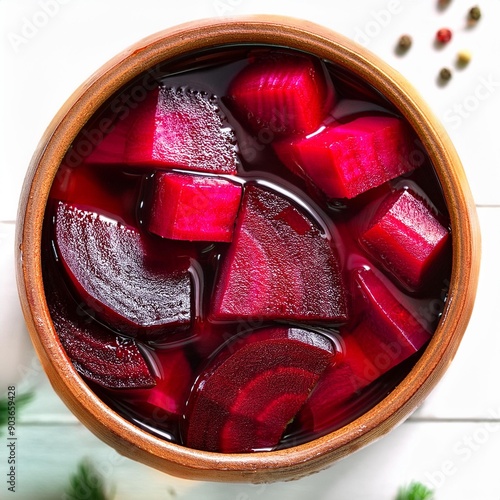 Pickled red beet  photo