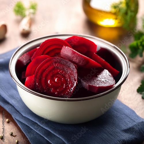 Pickled red beet  photo