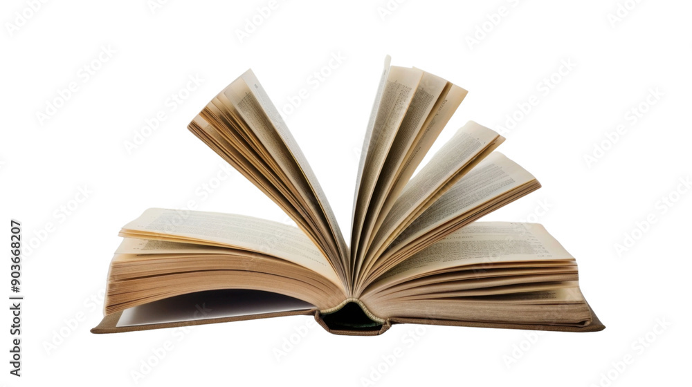 Book open pages on transparent background Book open pages on transparent background
