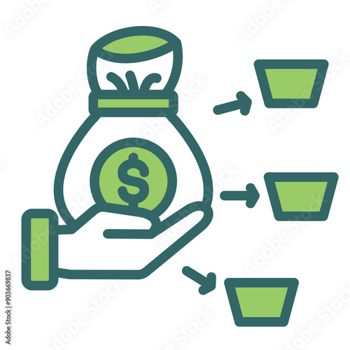 Income Diversification Icon