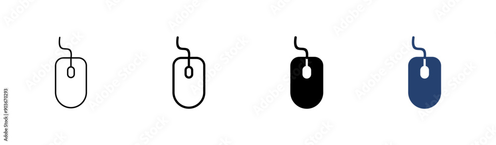Mouse icon set. click icon vector. pointer icon vector. Mouse icon set. click icon vector. pointer icon vector.