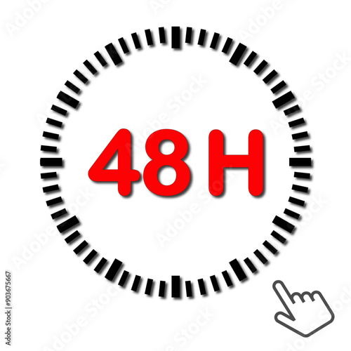 Logo livraison 48 heures.