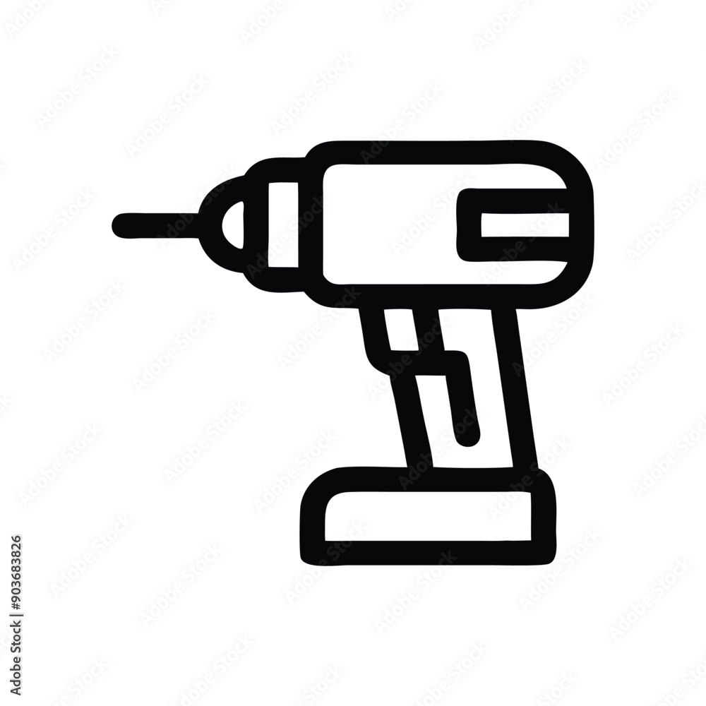 drill machine icon vector illustration drill machine icon vector illustration
